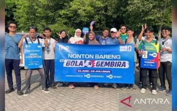 Nobar Bola Gembira, Wadah Silaturahmi dan Kebersamaan Masyarakat