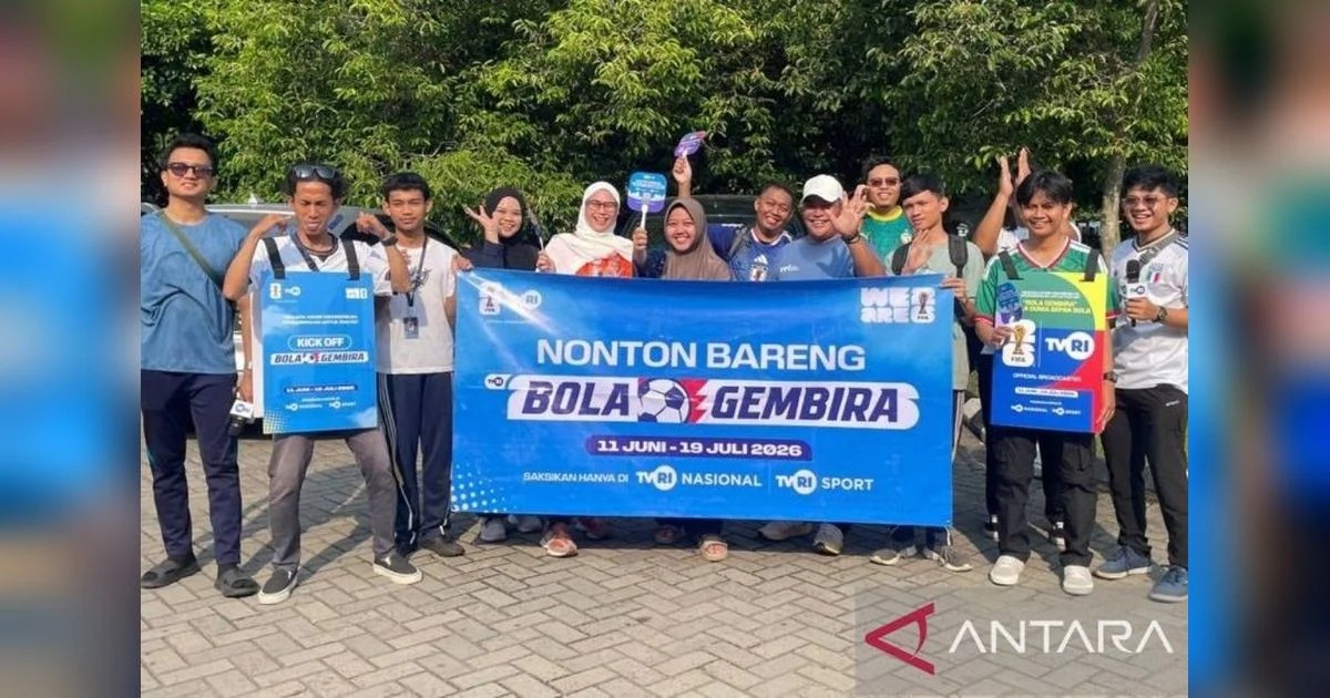 Nobar Bola Gembira, Wadah Silaturahmi dan Kebersamaan Masyarakat