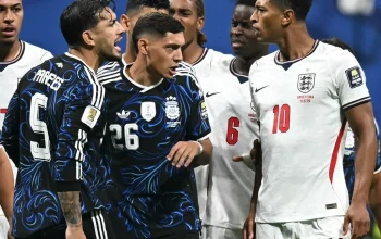 Pemain Inggris Jude Bellingham Terlibat Insiden dengan Pemain Argentina di Piala Dunia 2026