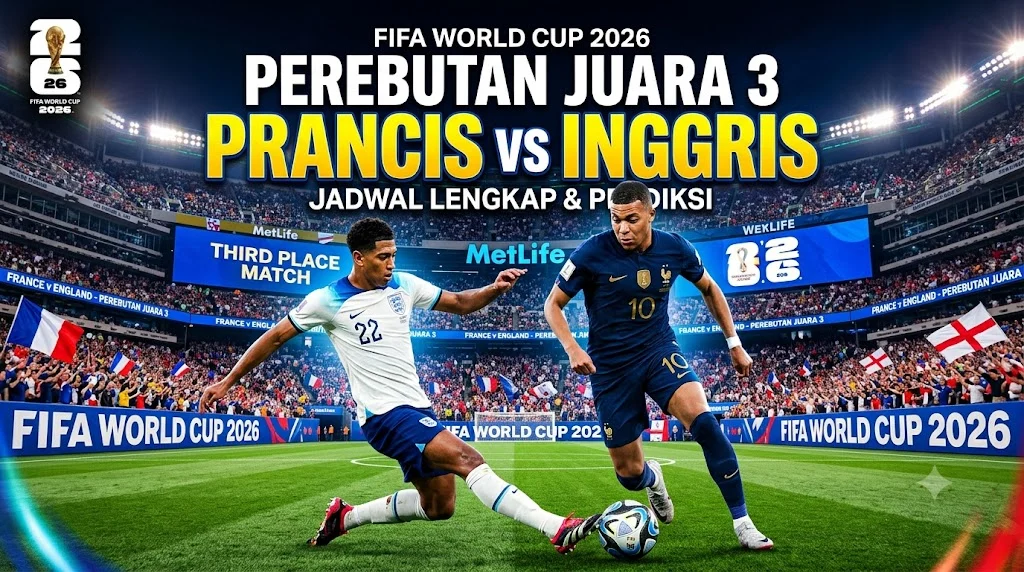 Perebutan Tempat Ketiga Piala Dunia 2026: Prancis vs Inggris, Pertarungan untuk Kehormatan