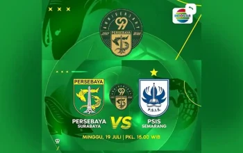 Persebaya Surabaya Vs PSIS Semarang: Pertandingan 99th Anniversary Game, Jadwal dan Link Live Streaming