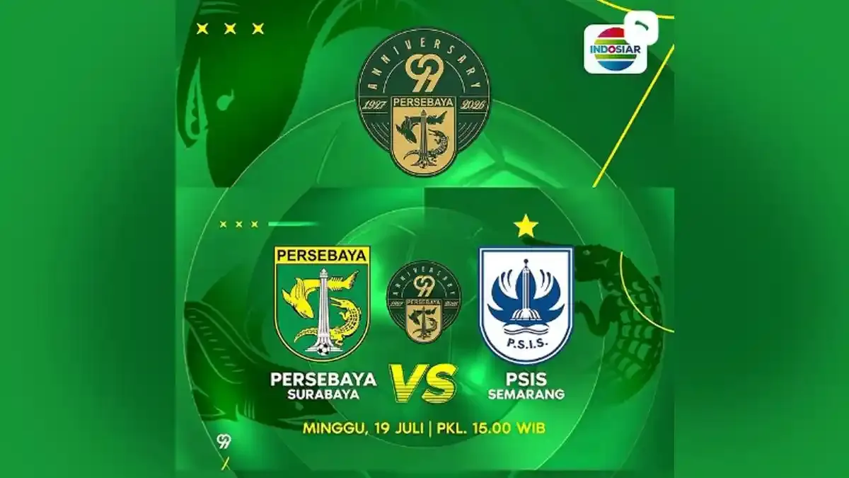 Persebaya Surabaya Vs PSIS Semarang: Pertandingan 99th Anniversary Game, Jadwal dan Link Live Streaming