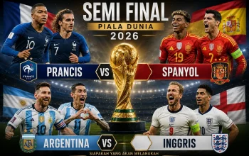 Pertandingan Sengit di Semifinal Piala Dunia 2026: Prancis vs Spanyol dan Inggris vs Argentina