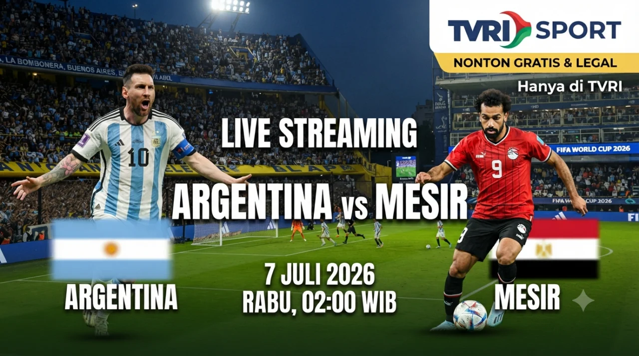 Pertarungan Sengit Argentina vs Mesir di Piala Dunia 2026: Messi vs Salah