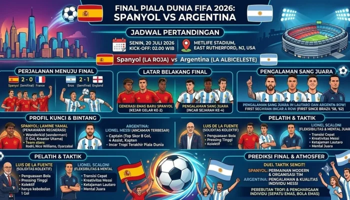 Pertarungan Sengit di Final Piala Dunia: Spanyol vs Argentina