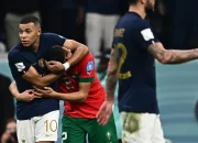 Pertarungan Sengit di Piala Dunia: Prancis vs Maroko Berakhir Imbang 0-0 di Babak Pertama
