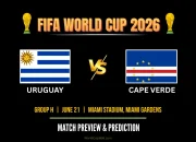 Pertarungan Sengit Uruguay vs Cape Verde di Piala Dunia 2026