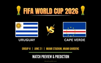 Pertarungan Sengit Uruguay vs Cape Verde di Piala Dunia 2026
