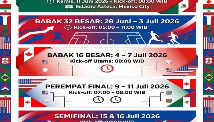 Piala Dunia 2026: Jadwal Pertandingan dan Cara Menonton
