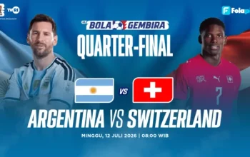 Piala Dunia 2026: Pertandingan Perempat Final Argentina vs Swiss dan Norwegia vs Inggris