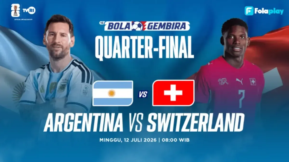 Piala Dunia 2026: Pertandingan Perempat Final Argentina vs Swiss dan Norwegia vs Inggris