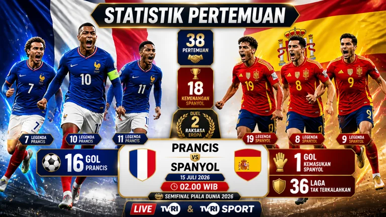 Piala Dunia 2026: Pertarungan Sengit di Semifinal, Prancis vs Spanyol dan Argentina vs Inggris