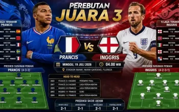 Piala Dunia 2026: Prancis vs Inggris Berebut Juara Ketiga, Ini Cara Nontonnya