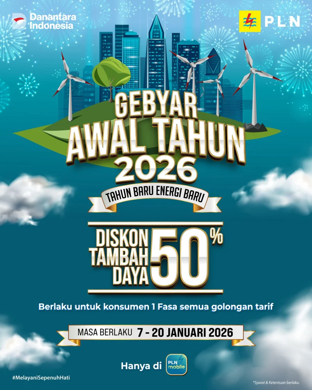 PLN Hadirkan Promo Diskon Tambah Daya 50 Persen Juli 2026, Simak Syarat dan Cara Mendapatkannya