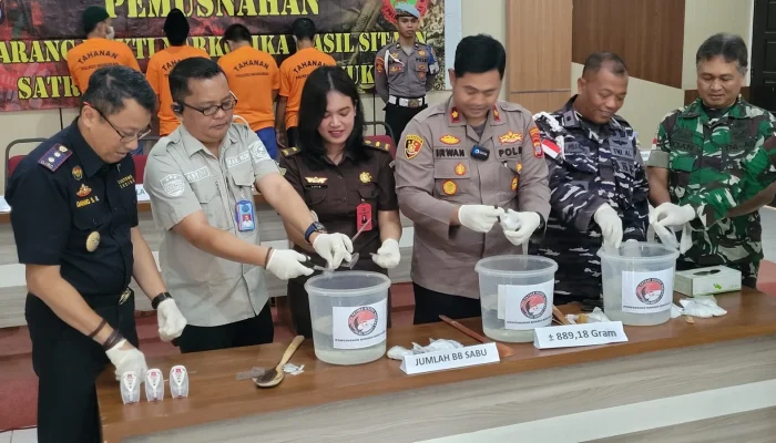 Polres Bangka Barat Tangkap Dua Pengedar Sabu, Total Barang Bukti 341 Gram Bernilai Rp350 Juta