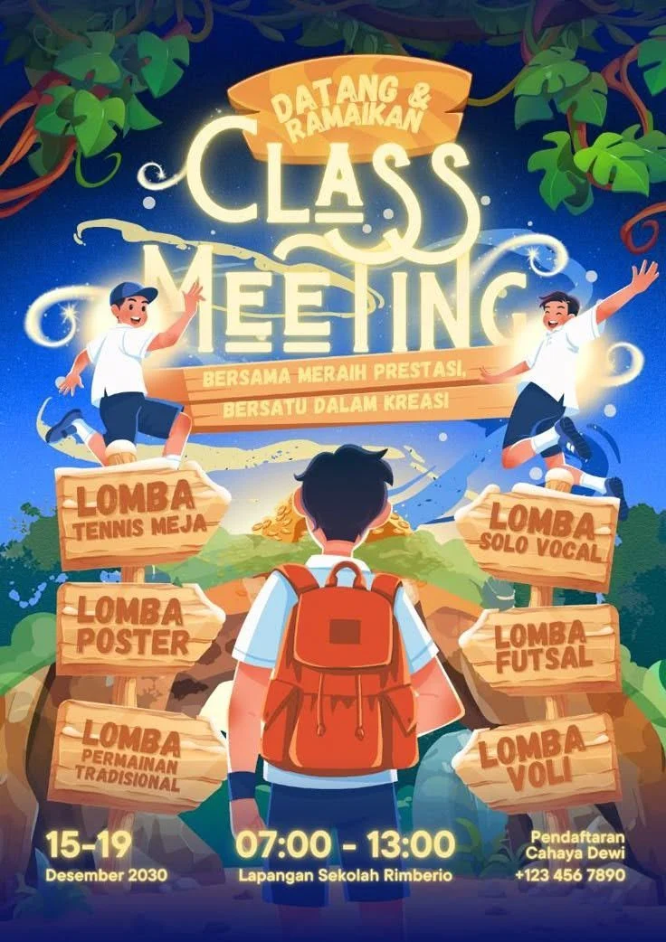 Poster Menarik Menghiasi Berbagai Peristiwa