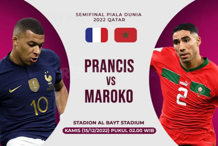 Prancis vs Maroko: Duel Perempat Final Piala Dunia 2026 dengan Noussair Mazraoui