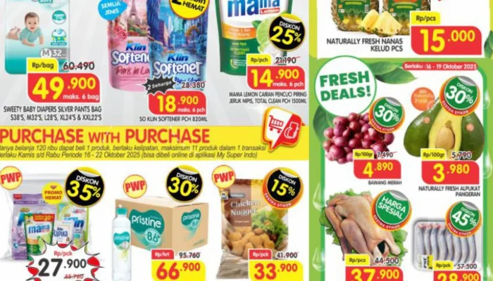 Promo Superindo Terbaru: Hemat Hingga 50% untuk Berbagai Kebutuhan Harian