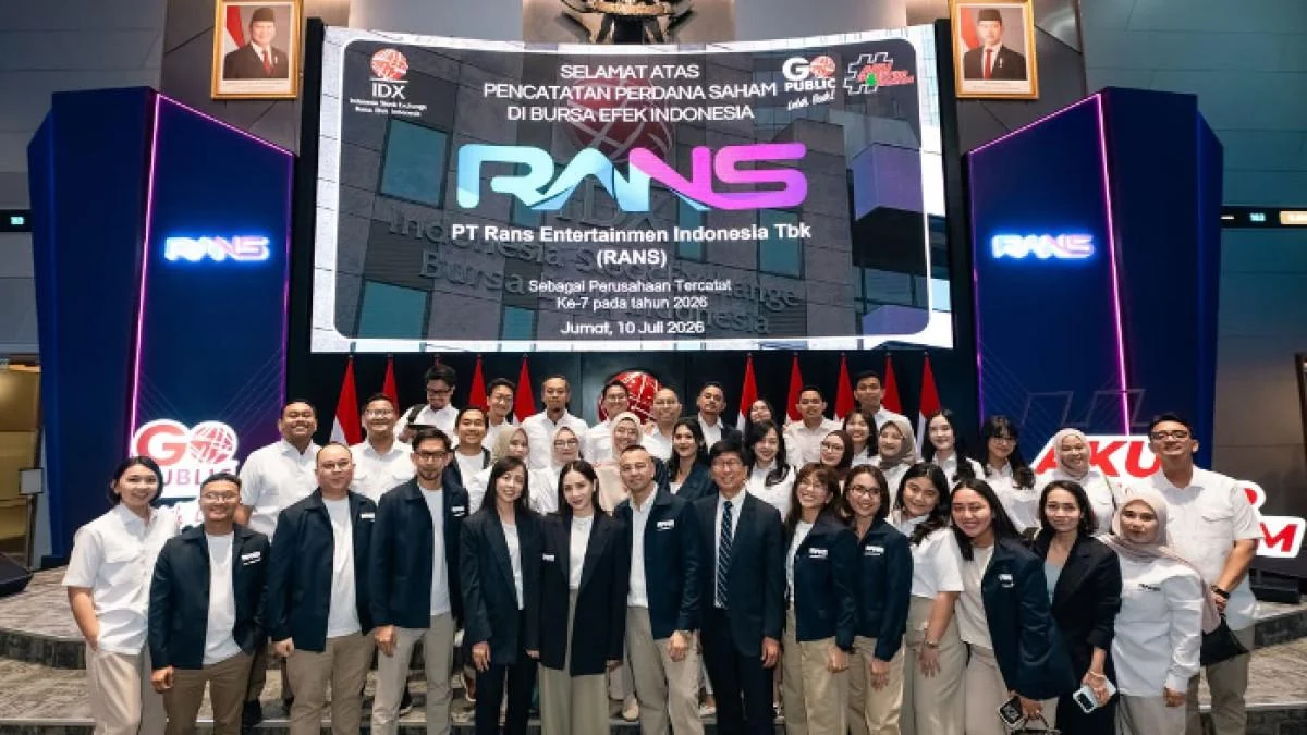 RANS Entertainment Indonesia Resmi Melantai di Bursa Efek Indonesia