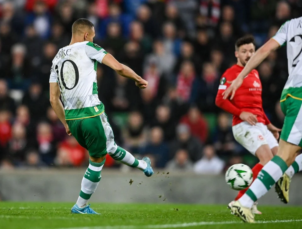 Shamrock Rovers dan Larne Sukses di Liga Champions, Graham Burke Pecahkan Rekor