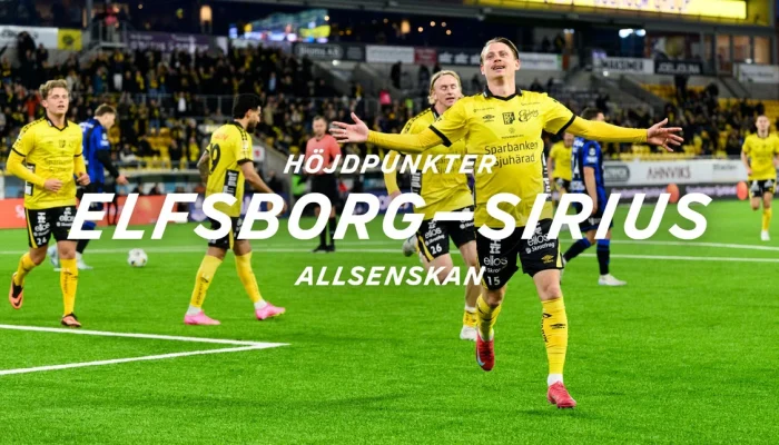 Sirius Pimpin Papan Atas Allsvenskan Setelah Mengalahkan Elfsborg