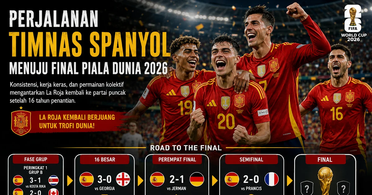 Spanyol Menuju Final Piala Dunia 2026 Setelah Mengalahkan Prancis