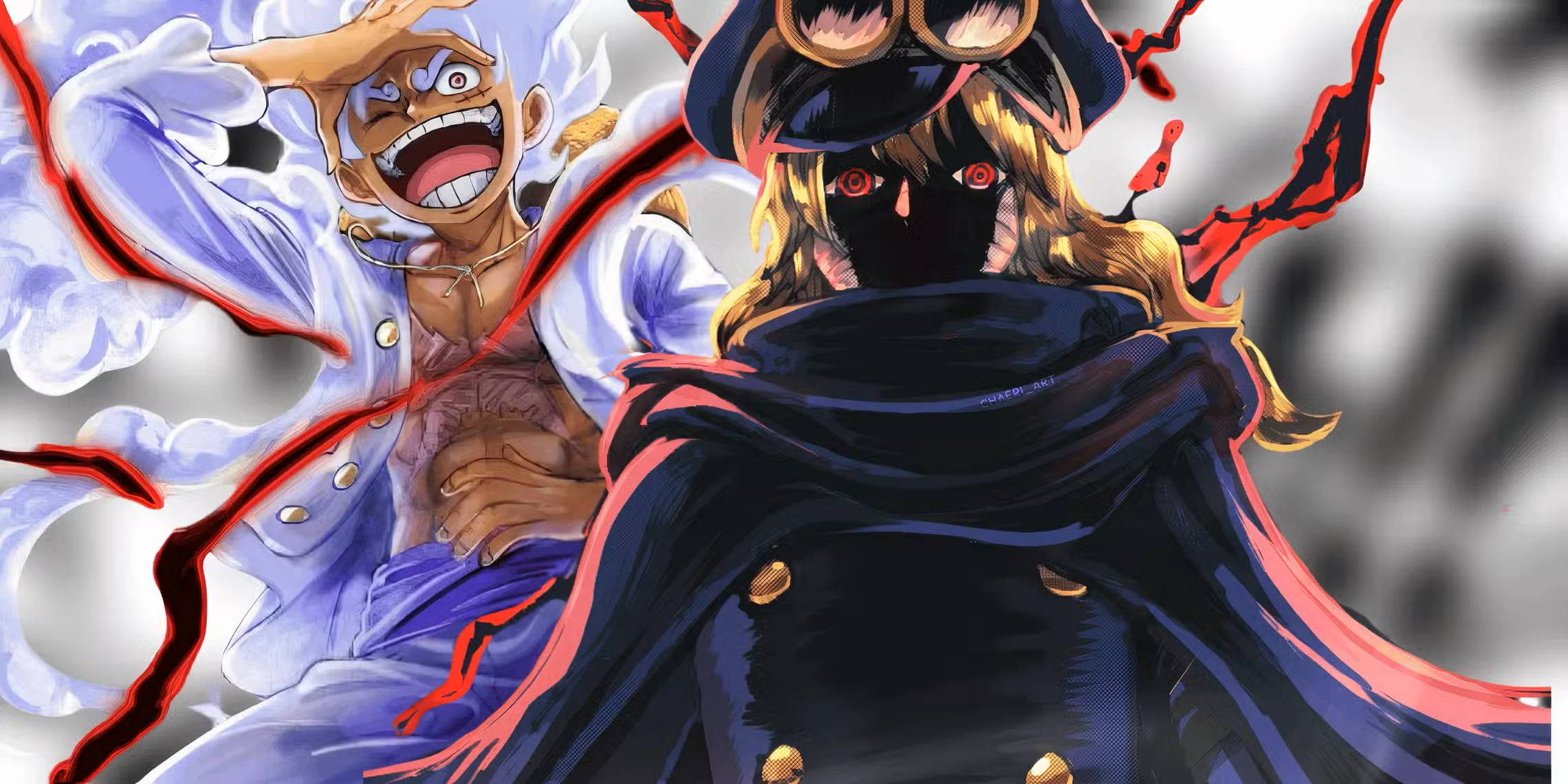 Spoiler One Piece 1189: Pertarungan Sengit Luffy Melawan Imu, Gaban Muncul!