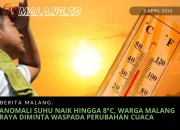 Suhu Malang Turun Drastis, Warga Imbau Waspada dan Jaga Imunitas