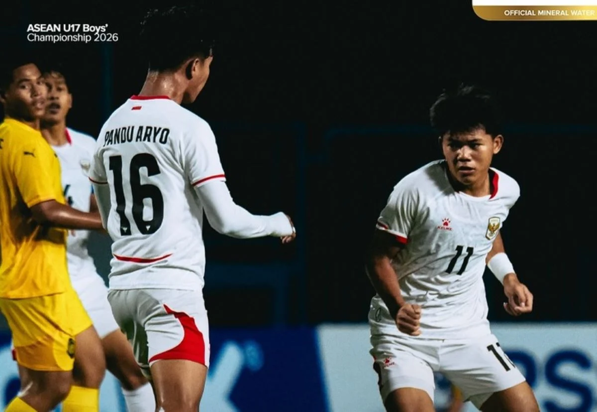 Timnas Indonesia U-17 Tumbangkan Malaysia U-17 dengan Skor 3-0