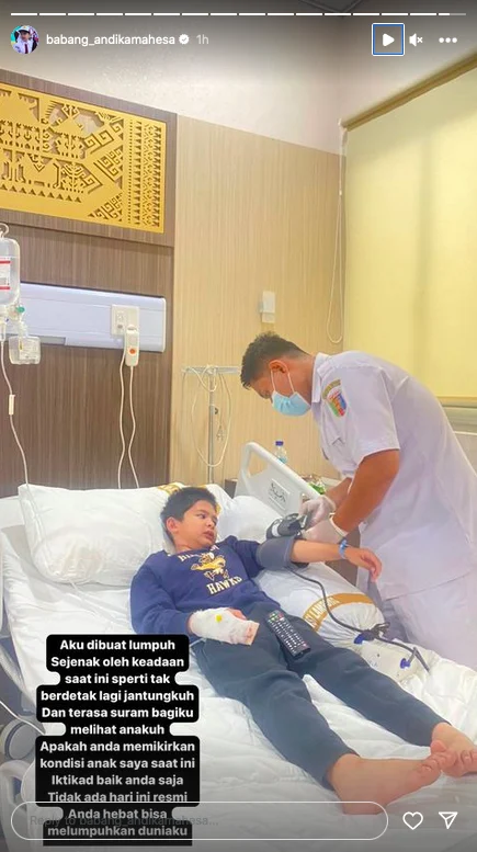 Andika Kangen Band Jatuh Sakit, Absen Manggung & Terbaring Lemah di Rumah Sakit Sambil Pakai Oksigen