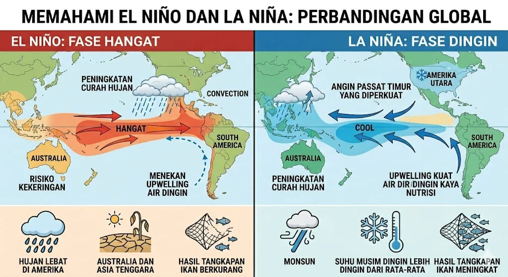 Bom dan El Niño, Dua Fenomena yang Mempengaruhi Cuaca dan Kehidupan