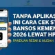 Cek Bansos Kemensos 2026: Tahap 3 Cair, Ini Cara Cek Penerima dan Penjelasan Desil