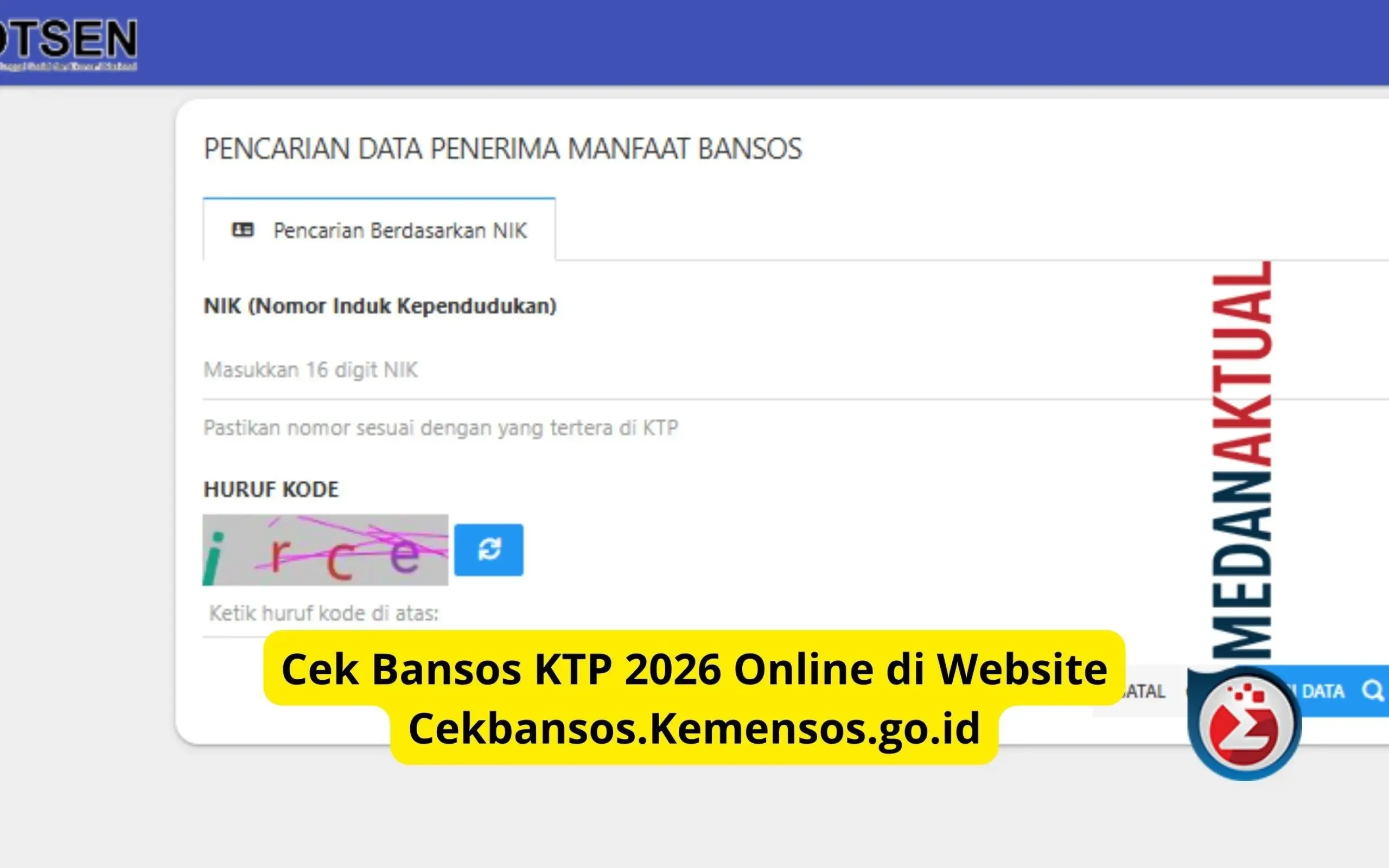 Cek Bansos KTP 2026: Cara Cek Status Penerima Bantuan Sosial dari Kemensos