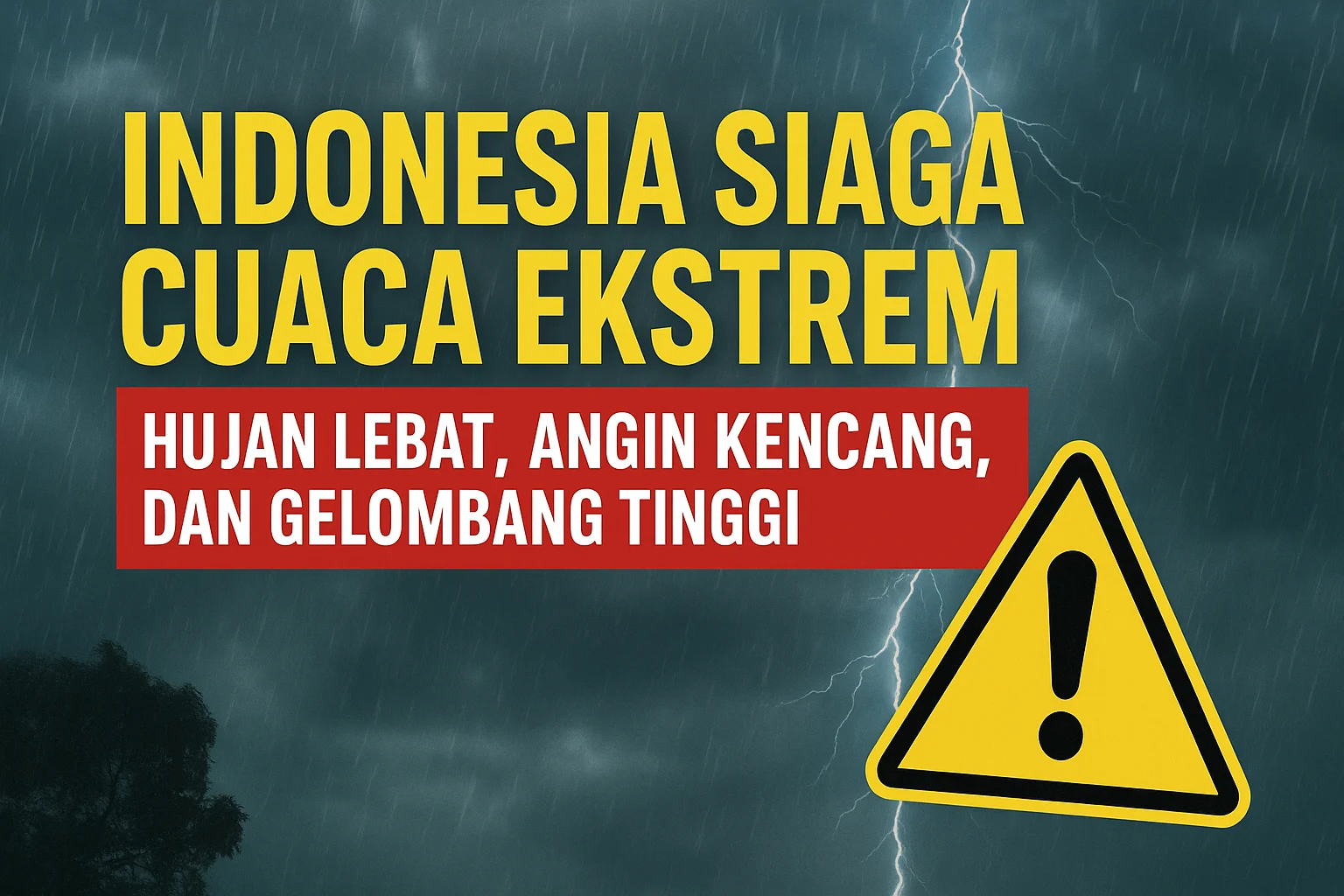 Cuaca Ekstrem di Indonesia: Angin Kencang dan Suhu Tinggi