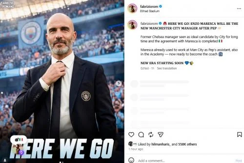 Enzo Maresca: Pelatih Baru yang Siap Mengarahkan Manchester City Menuju Sukses