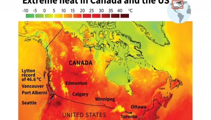 Gelombang Panas Melanda Amerika Serikat: Apa itu Heat Dome?