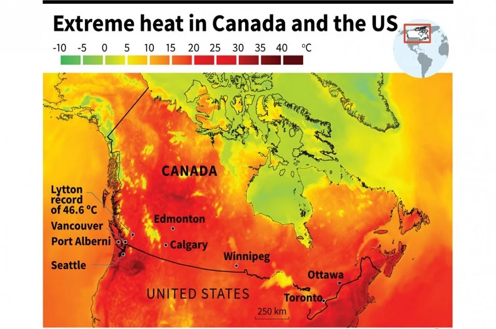 Gelombang Panas Melanda Amerika Serikat: Apa itu Heat Dome?