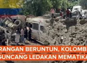 Gempa Dahsyat di Kolombia, Ratusan Orang Meninggal dan Infrastruktur Hancur