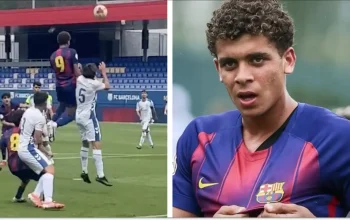 Hamza Abdelkarim, Striker Muda Barcelona yang Menjanjikan