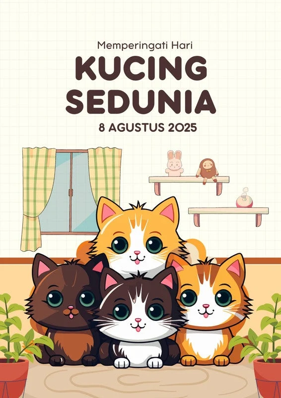 Hari Kucing Sedunia: Mengenal Tanda-Tanda Kucing Bahagia dan Perawatan yang Tepat