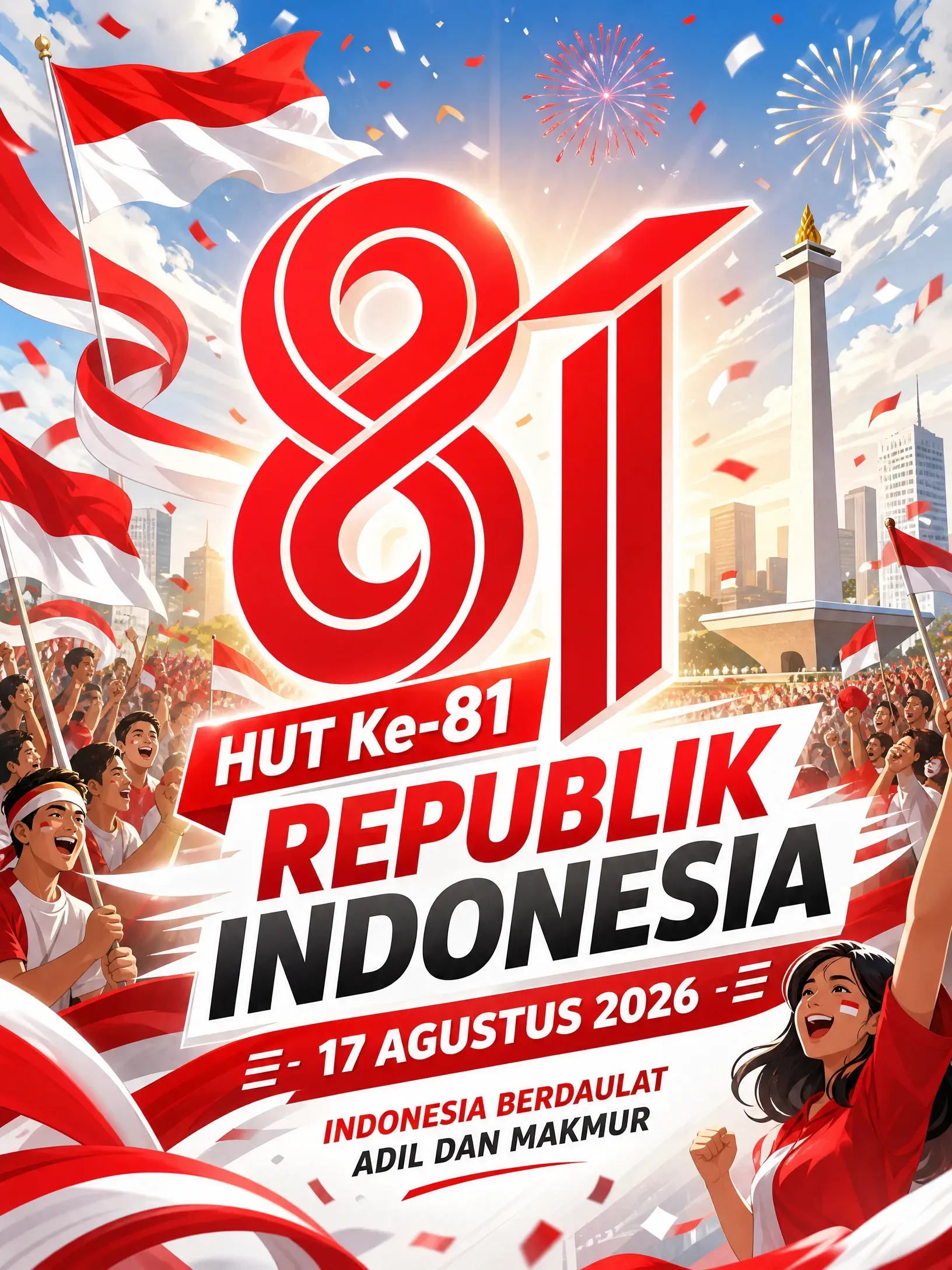 HUT RI Ke-81: Perayaan Kemerdekaan Indonesia Dengan Semangat Baru