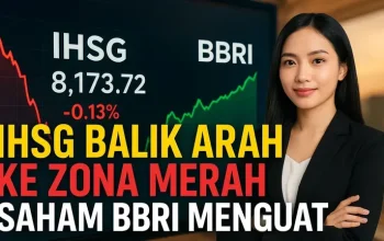 IHSG Menguat Tipis, Saham BBRI dan LQ45 Jadi Sorotan