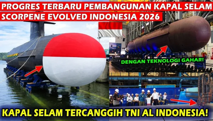 Indonesia Cetak Sejarah di ASEAN dengan Pembangunan Kapal Selam Scorpène