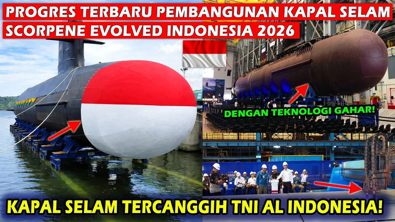 Indonesia Cetak Sejarah di ASEAN dengan Pembangunan Kapal Selam Scorpène