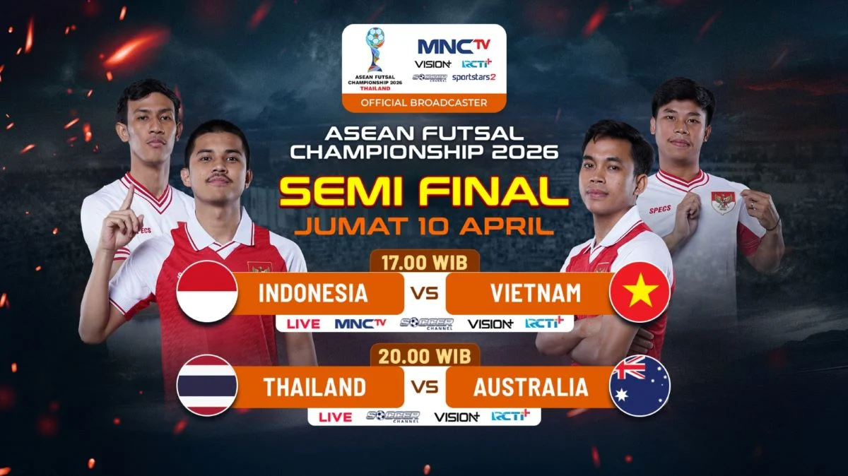 Jadwal Semifinal Piala AFF 2026: Vietnam Siap Lawan Malaysia, Singapura Hadapi Thailand