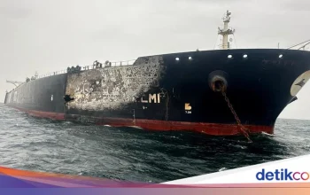 Kapal Tanker Terbakar di Perairan Internasional, Ketegangan Antarnegara Meningkat