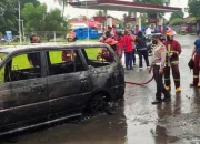 Kebakaran SPBU Cemplang Bogor: Dua Dispenser BBM dan Satu Mobil Hangus
