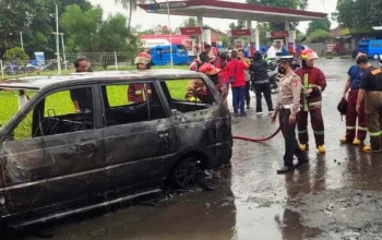 Kebakaran SPBU Cemplang Bogor: Dua Dispenser BBM dan Satu Mobil Hangus