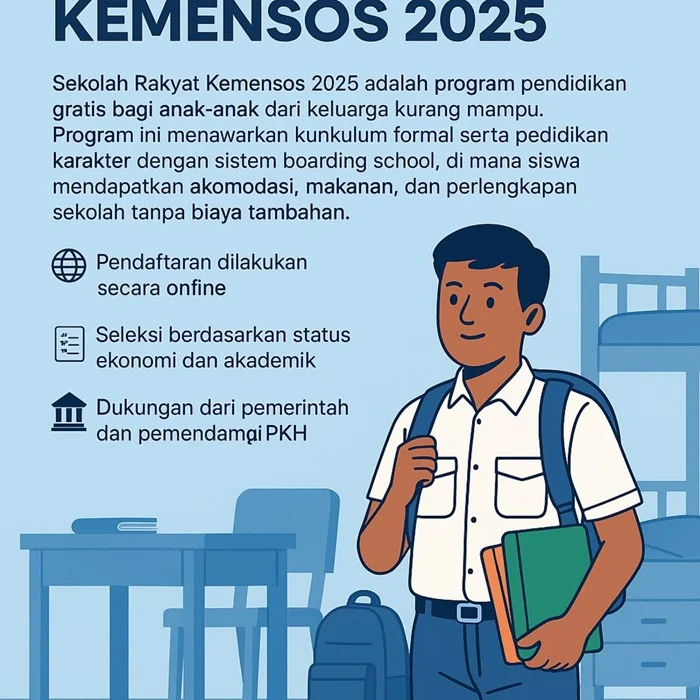 Kemensos Sekolah Rakyat: Program Pendidikan Gratis untuk Anak-Anak Kurang Mampu