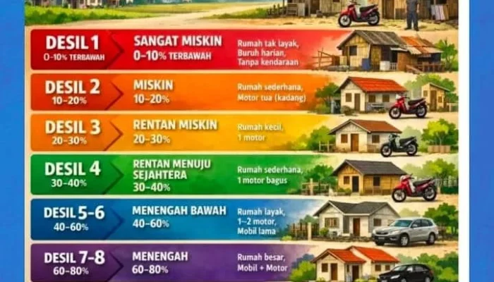 Mengenal Desil: Pengelompokan Kesejahteraan Keluarga di Indonesia